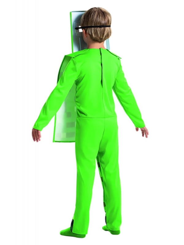Déguisement Creeper Minecraft pour Enfant du 4 au 7 ans