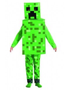 Déguisement Creeper Minecraft pour Enfant du 4 au 7 ans