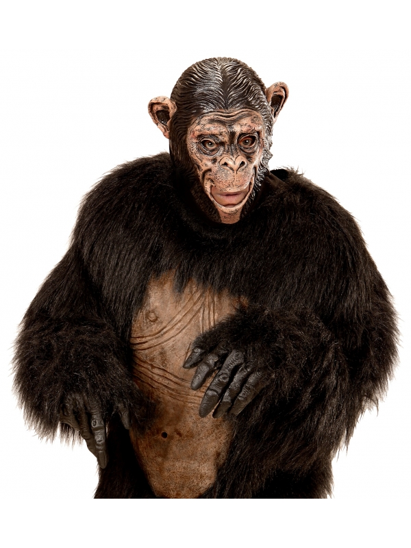 Masque de Chimpanzé en latex pour adulte