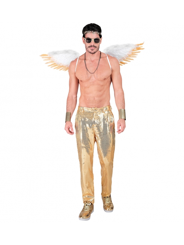 Pantalon Homme à Paillettes Or "Party Fashion"