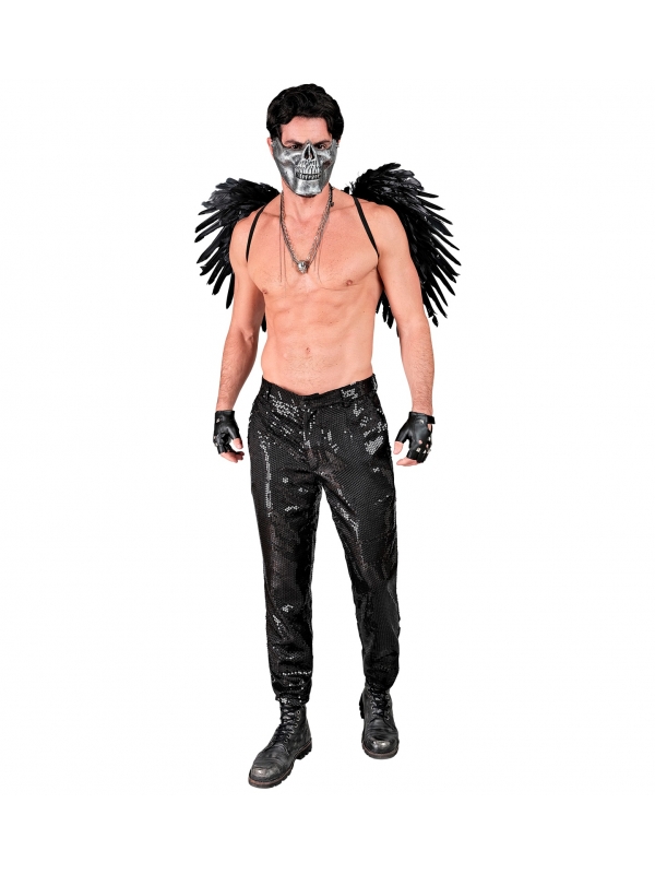 Pantalon Homme à Paillettes Noir "Party Fashion"
