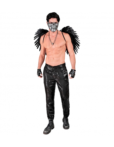 Pantalon Homme à Paillettes Noir "Party Fashion"