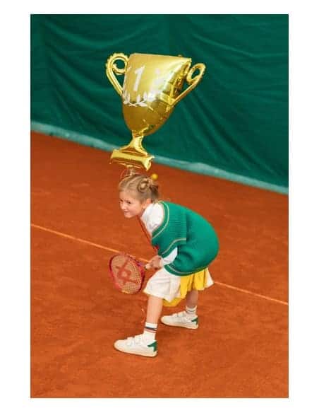 Ballon en Mylar Coupe de Champion, 64x61cm, or