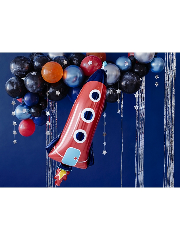 Ballon Fusée Spatiale en Mylar – Décoration Anniversaire et Fête Thématique