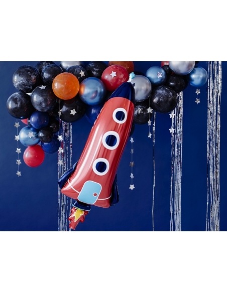 Ballon Fusée Spatiale en Mylar – Décoration Anniversaire et Fête Thématique