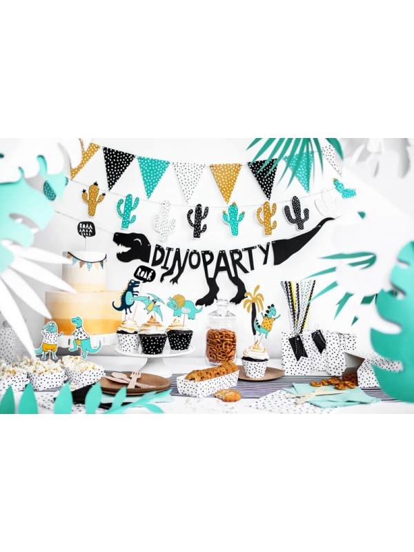 Guirlande Dinosaures - Dino Party - Anniversaire, 20x90 cm