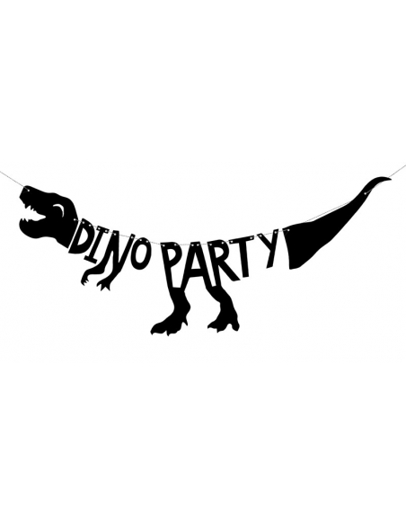 Guirlande Dinosaures - Dino Party - Anniversaire, 20x90 cm