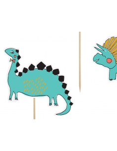 Kit de Décoration pour Gâteau d'Anniversaire - Thème Dinosaures 2