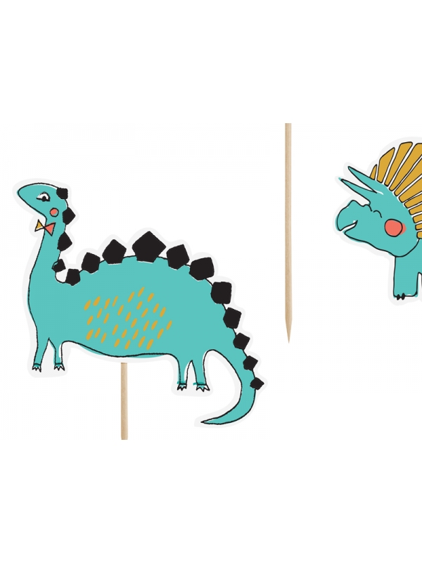 Kit de Décoration pour Gâteau d'Anniversaire - Thème Dinosaures