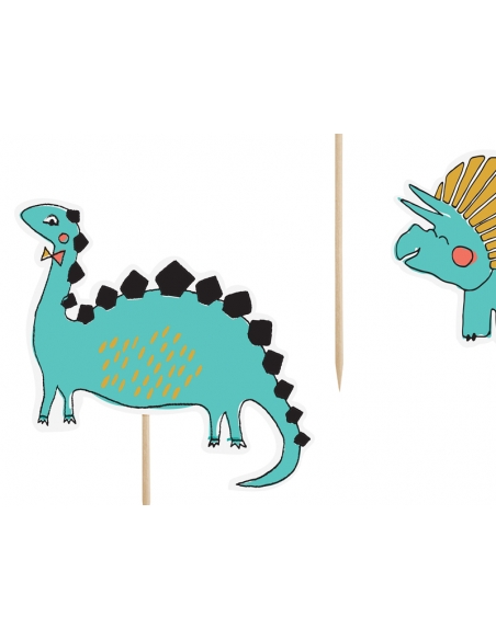 Kit de Décoration pour Gâteau d'Anniversaire - Thème Dinosaures