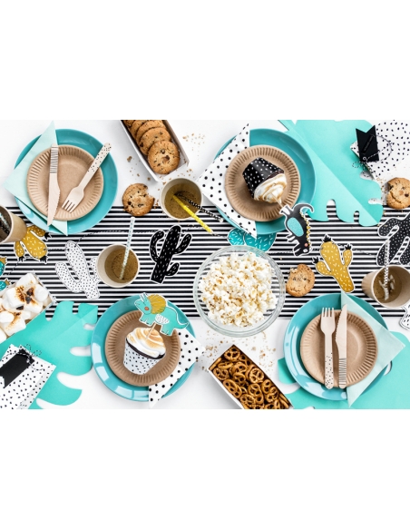Kit de Décoration pour Gâteau d'Anniversaire - Thème Dinosaures