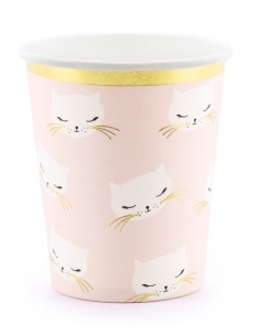 Gobelets Chaton, 200ml (1 pqt. / 6 pc.) - Anniversaire & Baby Shower 2