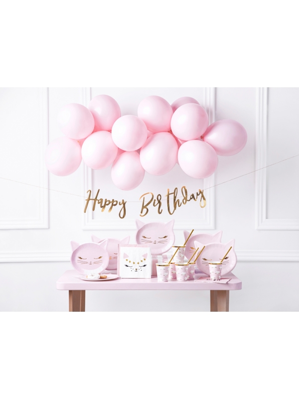 Gobelets Chaton, 200ml (1 pqt. / 6 pc.) - Anniversaire & Baby Shower