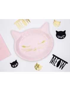 Assiettes Chaton - Parfaites pour Anniversaire et Baby Shower