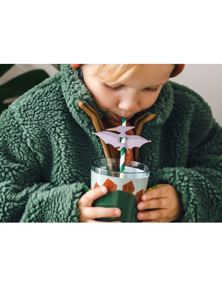 Couvre verre forme dinosaure pour anniversaire garçon