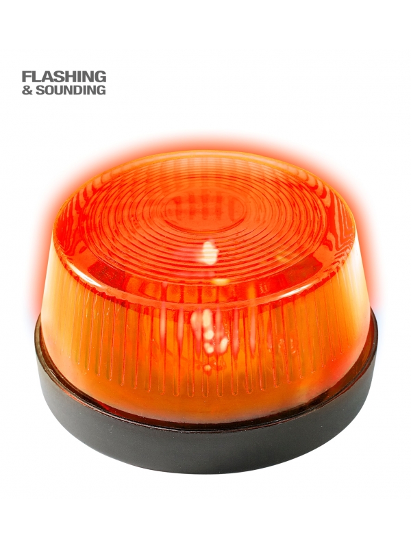 Gyrophare Clignotant orange avec sirène