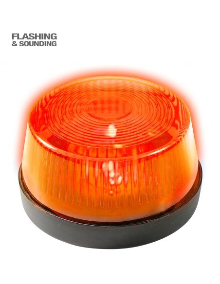 Gyrophare Clignotant orange avec sirène