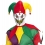 Set joker pour adulte avec coiffe et collerette