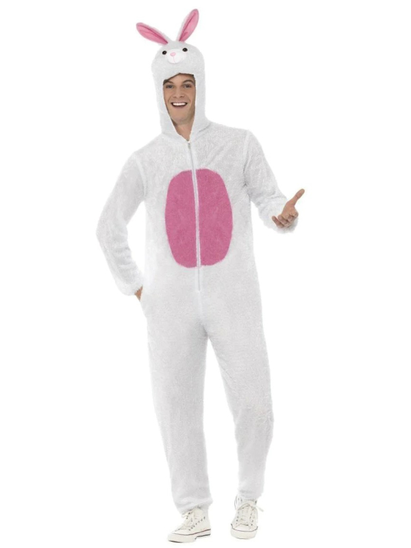 Déguisement Lapin blanc adulte (combinaison)
