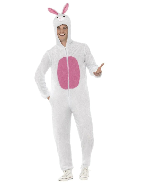 Déguisement Lapin blanc adulte (combinaison)