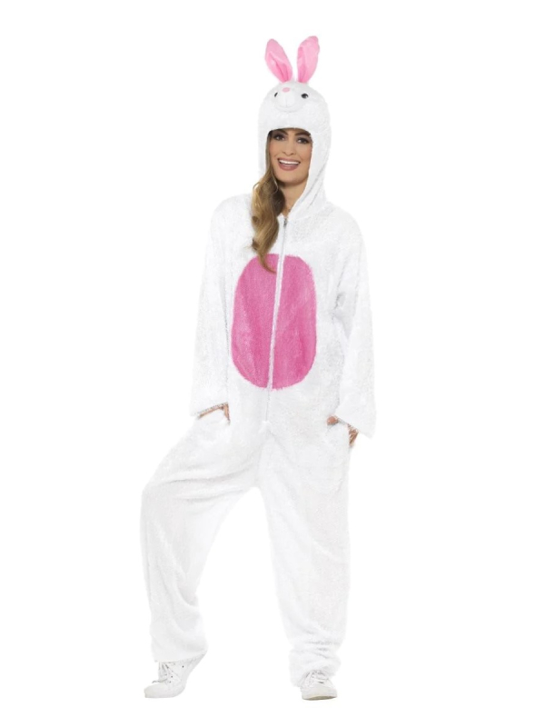 Déguisement Lapin blanc adulte (combinaison)