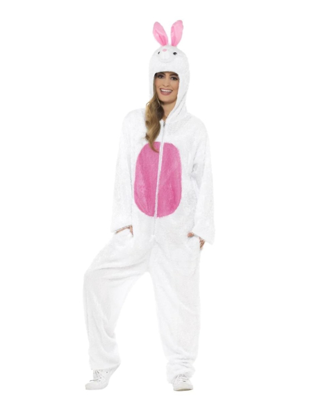 Déguisement Lapin blanc adulte (combinaison)