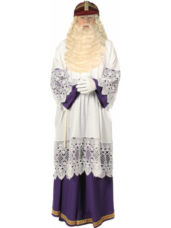 Aube de Luxe saint Nicolas avec chemise dentelle et jupe/pantalon