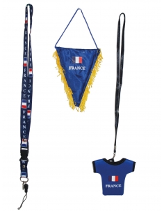 Set supporters France 3 pièces 2