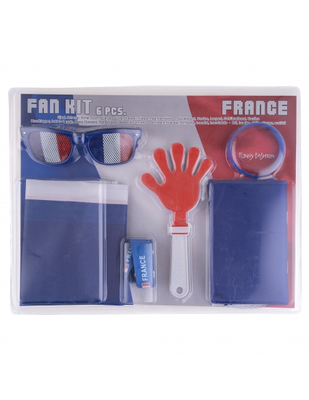 Kit fan supporter France 6 pcs