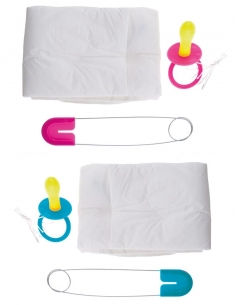 Ensemble Bébé Adulte - Deux Couleurs au Choix : Rose ou Bleu