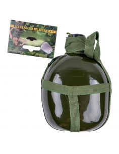 Gourde Militaire kaki en Métal