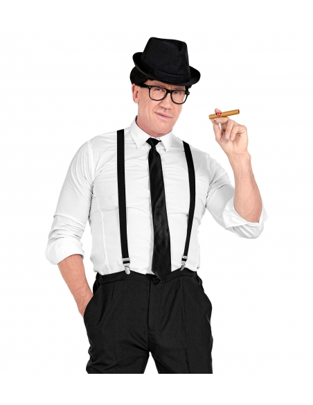 Set d'Accessoires pour Homme : Incarnez l'Élégance des Blues Brothers
