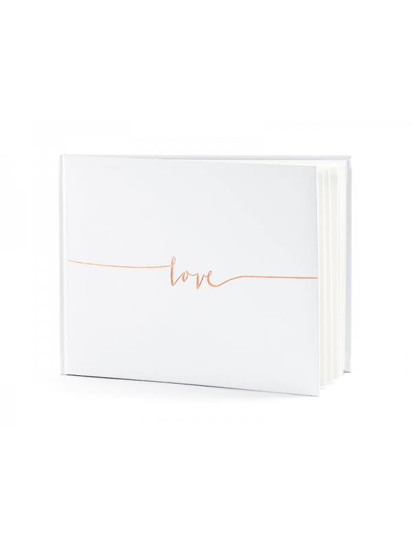 Livre d'or de mariage Love, 24x18,5cm, 22 feuilles