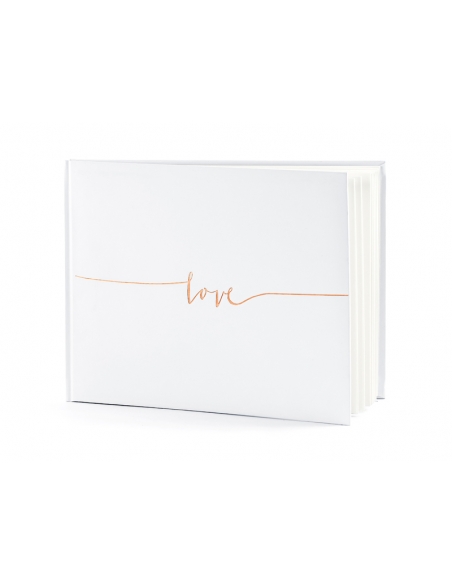 Livre d'or de mariage Love, 24x18,5cm, 22 feuilles