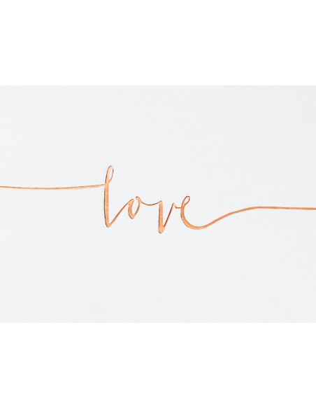 Livre d'or de mariage Love, 24x18,5cm, 22 feuilles