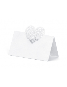 Marque place élégant pour mariage (lot de 10)