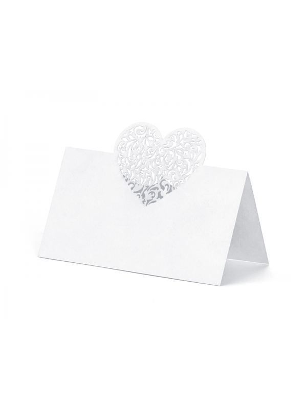 Marque place élégant pour mariage (lot de 10)