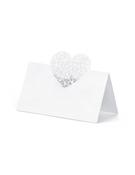 Marque place élégant pour mariage (lot de 10)