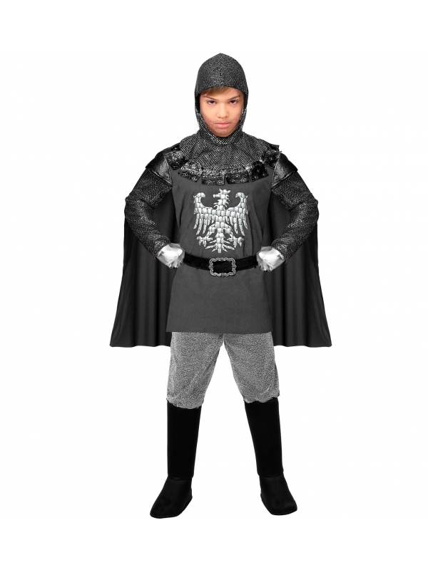 Costume de Chevalier Enfant (cape, ceinture, capuche)