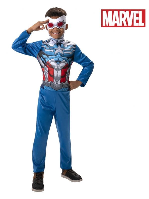 Déguisement Captain America, S. Wilson, Enfant