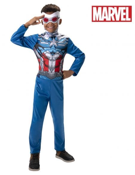 Déguisement Captain America, S. Wilson, Enfant