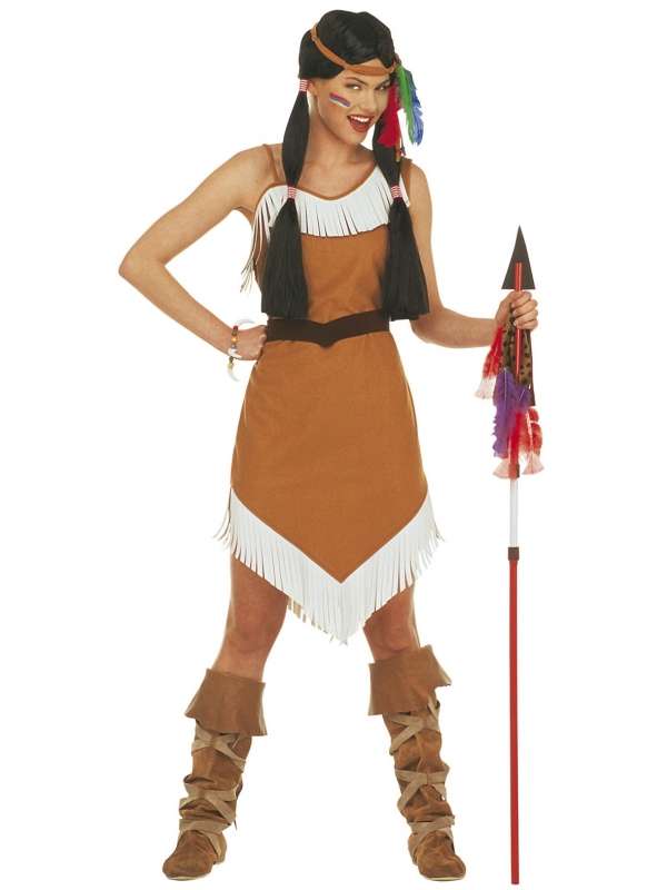 Lance indienne 125 cm pliable avec plumes