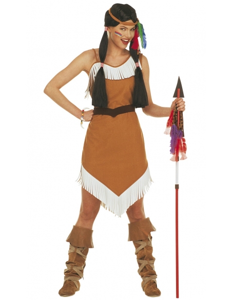 Lance indienne 125 cm pliable avec plumes