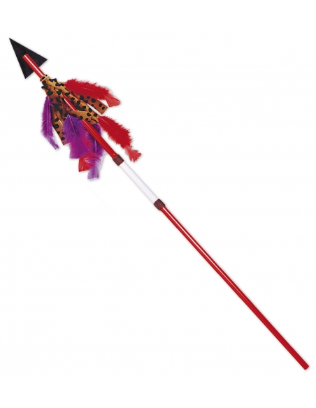 Lance indienne 125 cm pliable avec plumes