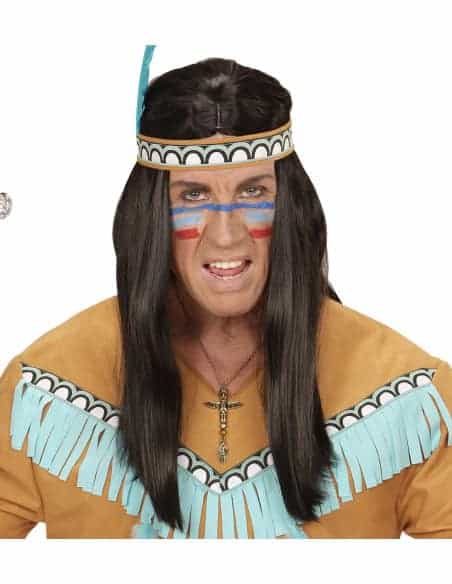 Collier chef indien avec totem tête d'aigle