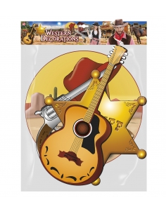 Déco Western 40 cm (4 pcs) 2