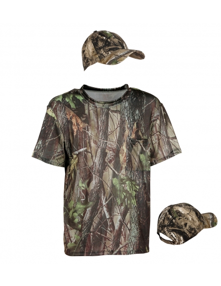 Déguisement de chasseur pour adulte avec casquette