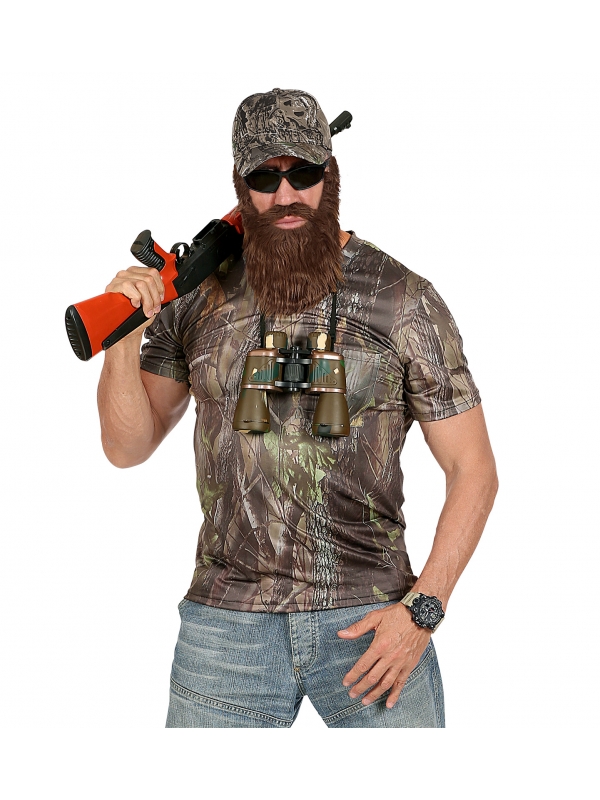 Déguisement de chasseur pour adulte avec casquette