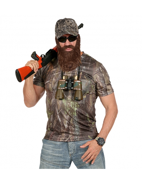 Déguisement de chasseur pour adulte avec casquette