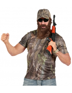 Déguisement de chasseur pour adulte avec casquette